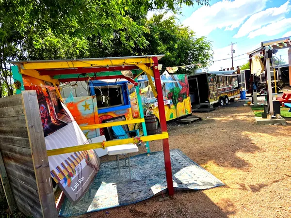Vibrant street food flavors