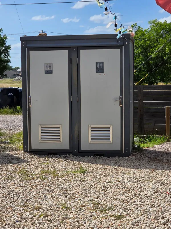 Outdoor portable restroom facilitiessit